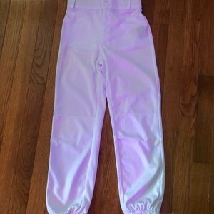 Kids White baseball pants